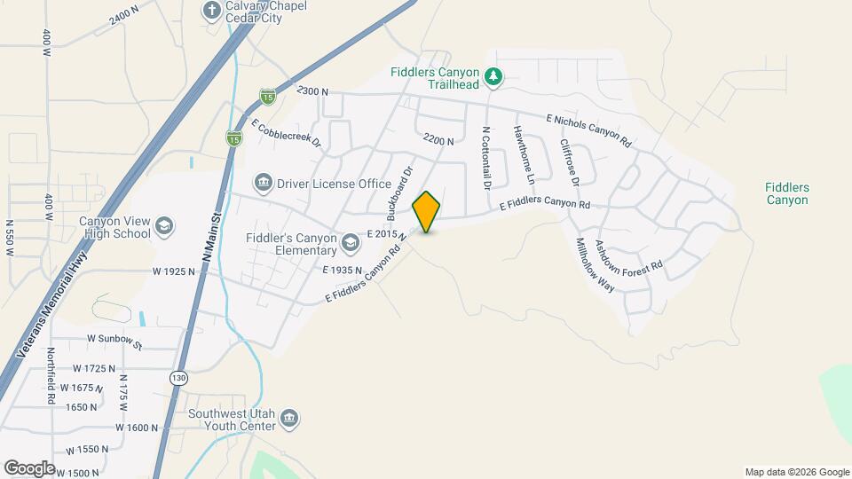 665 E 2015 N Map and Location Details