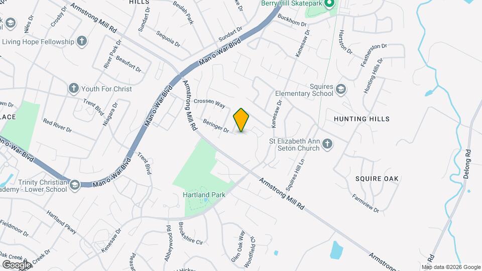 3593 Harper Woods Ln Map and Location Details