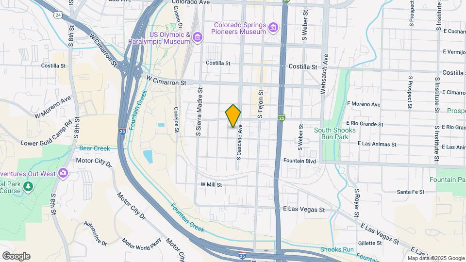 720 S Cascade Ave Map and Location Details