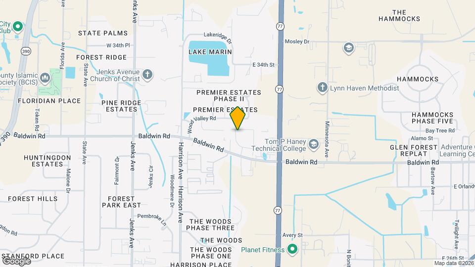 1507 Baldwin Rowe Cir Map and Location Details