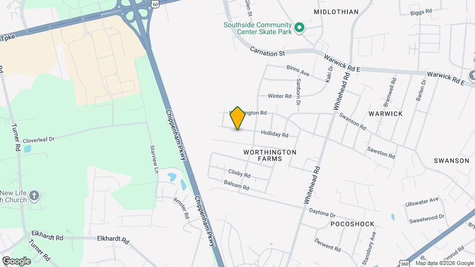 6529 Holliday Rd Map and Location Details