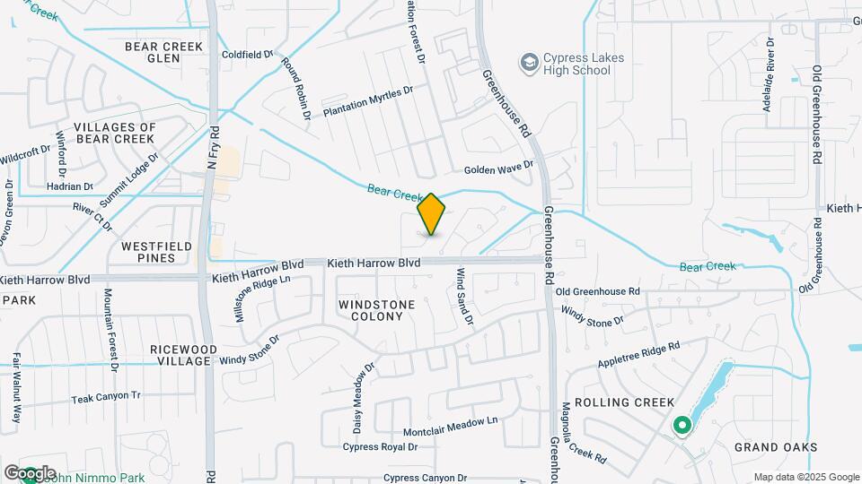 5014 Cypress Willow Dr Map and Location Details