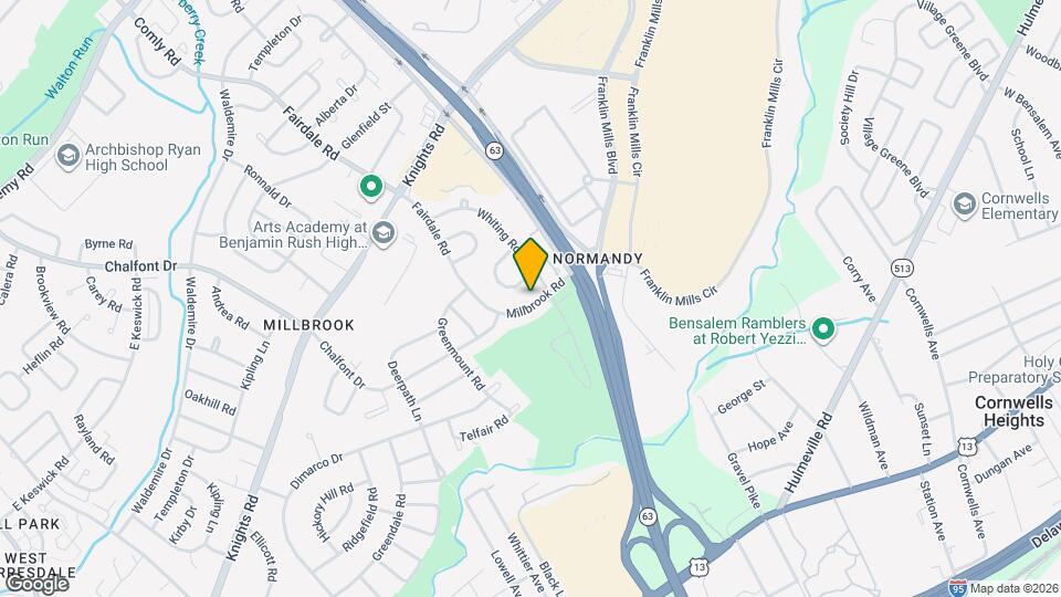 12032 Millbrook Rd Map and Location Details