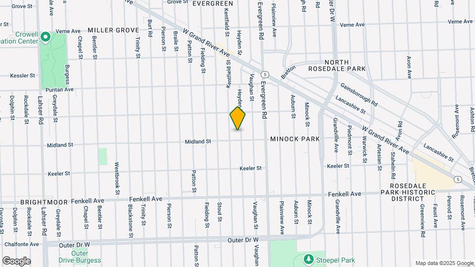 15717 Heyden St Map and Location Details