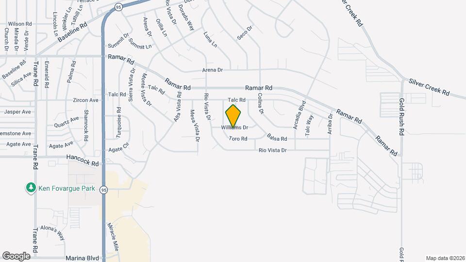 1692 Williams Dr Map and Location Details