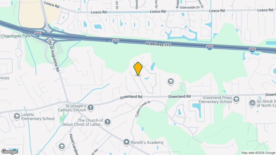 11542 Wandering Pines Trail W Map and Location Details