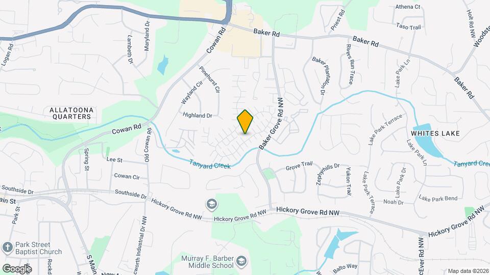 311 Windcroft Cir NW Map and Location Details