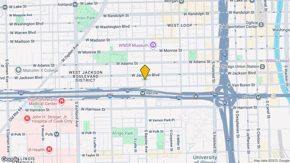 1200 W Gladys Ave Map and Location Details