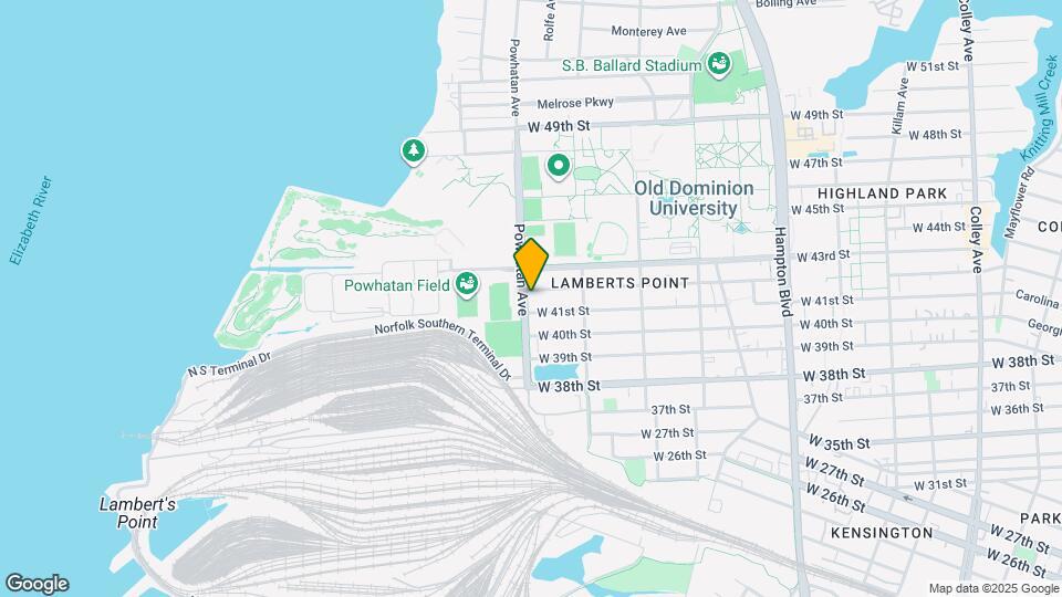 4124 Powhatan Ave Map and Location Details