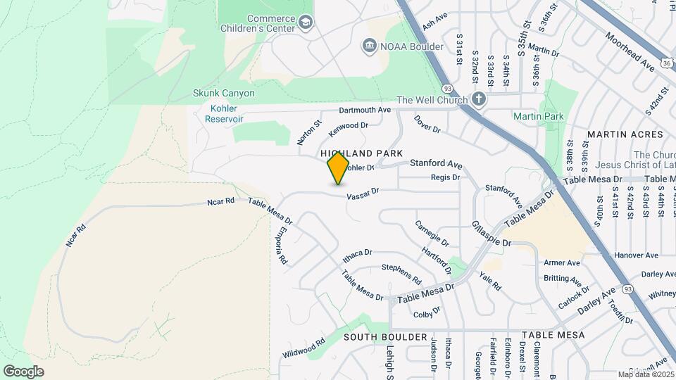 2265 Vassar Dr Map and Location Details