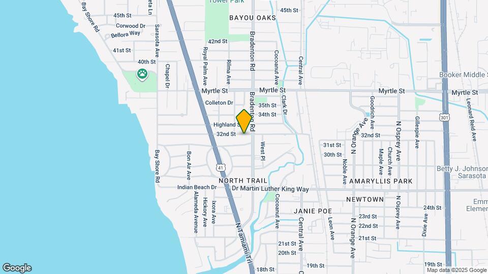 1164 32nd St Map and Location Details