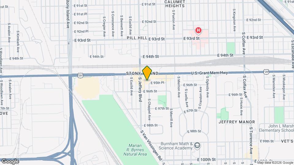 9528 S Chappel Ave Map and Location Details