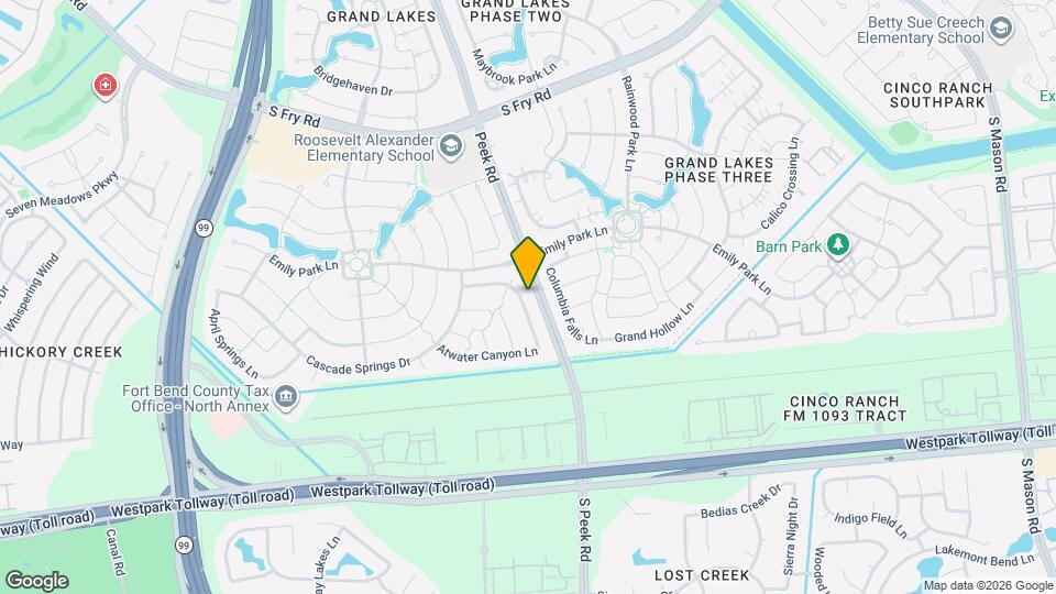 22018 Shady Heath Ln Map and Location Details