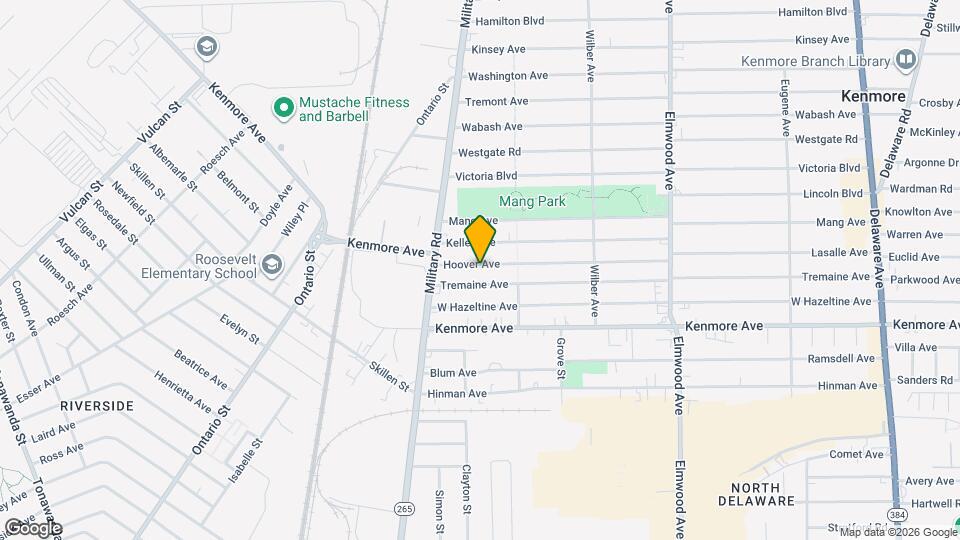 214 Hoover Ave Map and Location Details