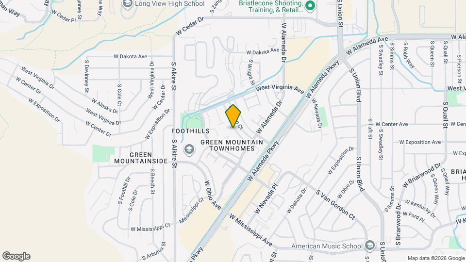 621 S Xenon Ct Mapa y Detalles de la Ubicación