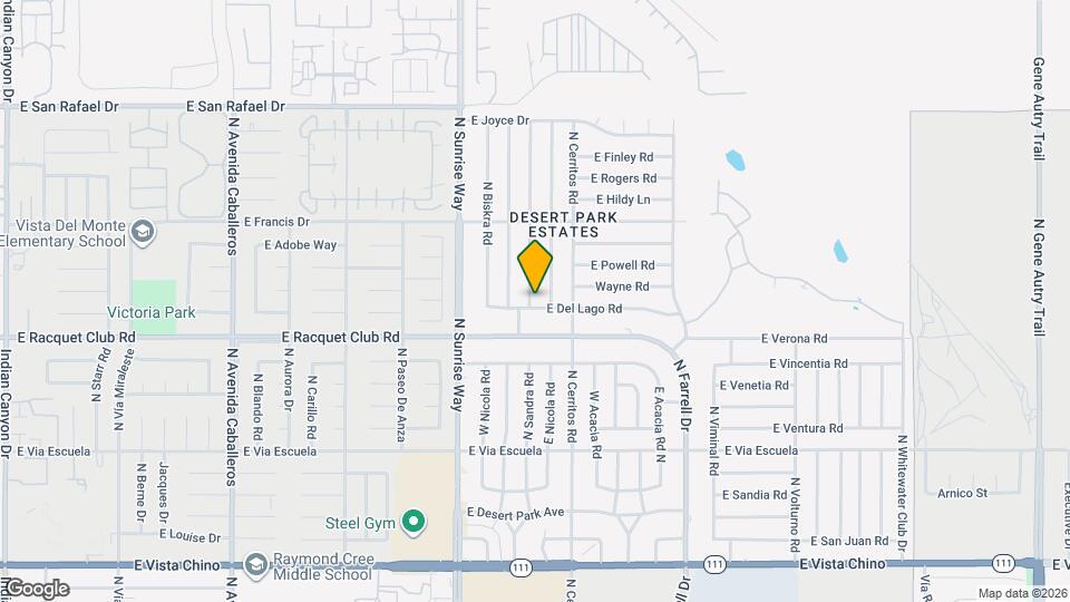 2600 N Chuperosa Rd Map and Location Details