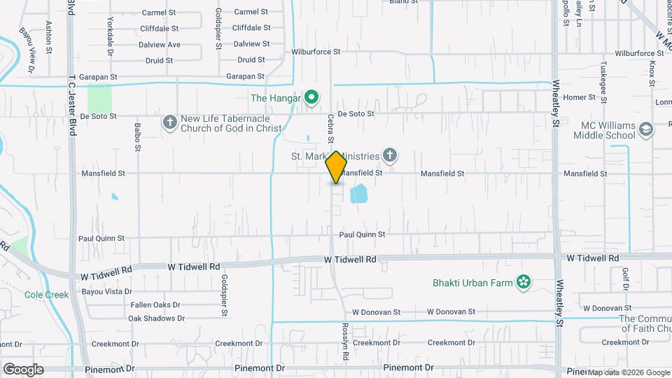 5814 Cebra St Map and Location Details