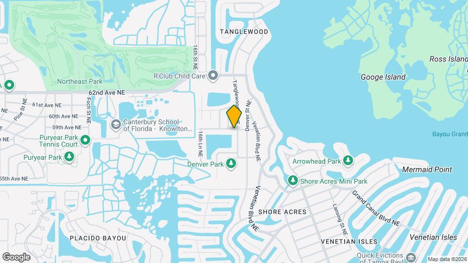 5840 Tanglewood Dr NE Map and Location Details