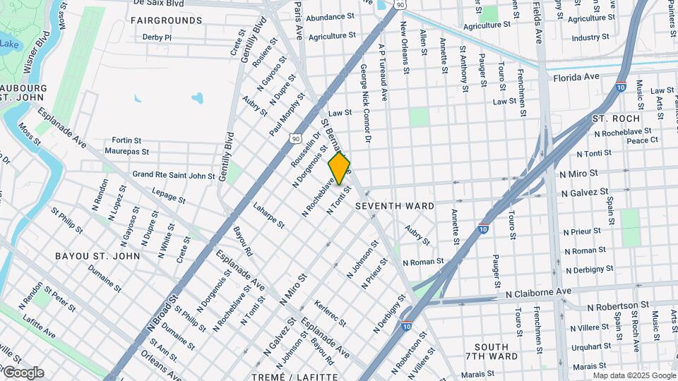 2313 Dabadie St, Unit 2313 D'Abadie St Map and Location Details