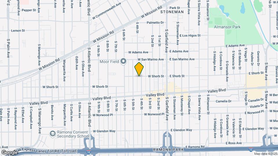 1201 S 4th St Map and Location Details