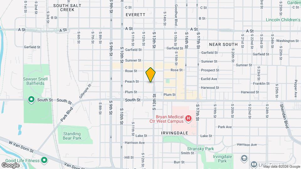 1237 Peach St Map and Location Details