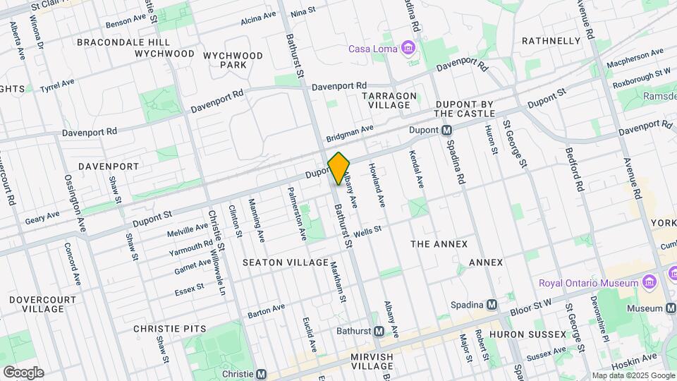 1065 Bathurst St Map and Location Details