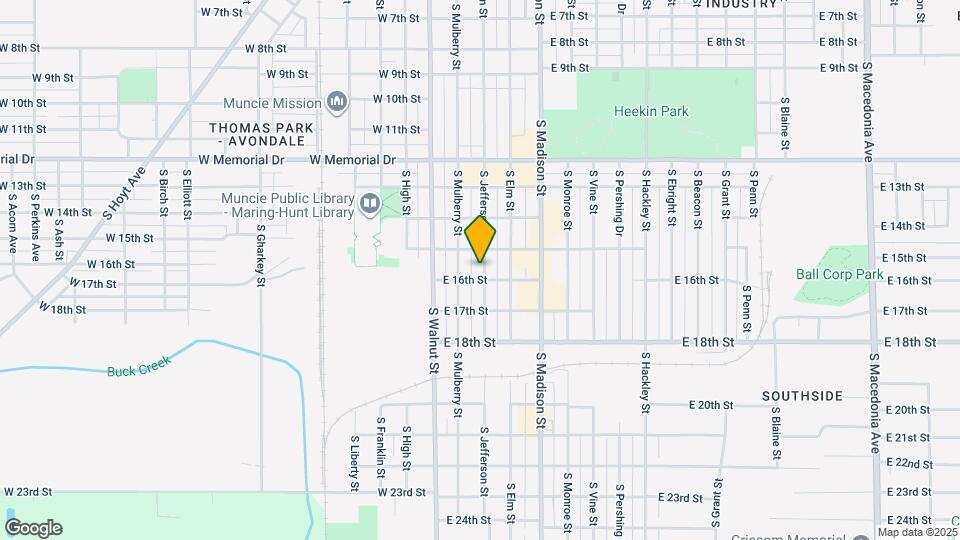 2217 S Jefferson St Map and Location Details