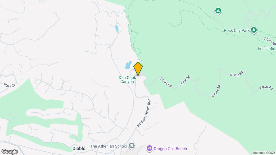 2578 Mt Diablo Scenic Blvd Map and Location Details
