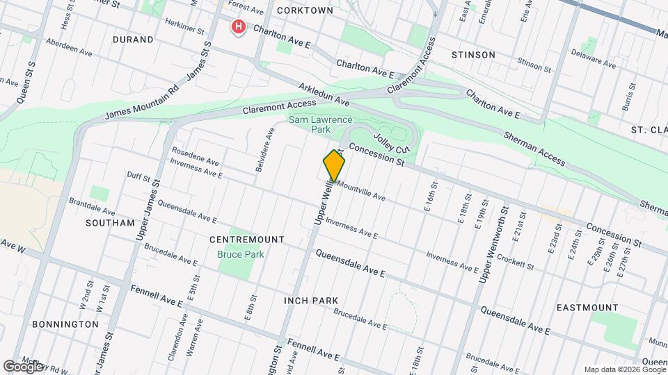 445 Upper Wellington St Map and Location Details