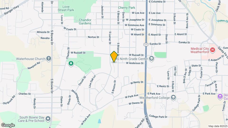 417 W Anderson St Map and Location Details