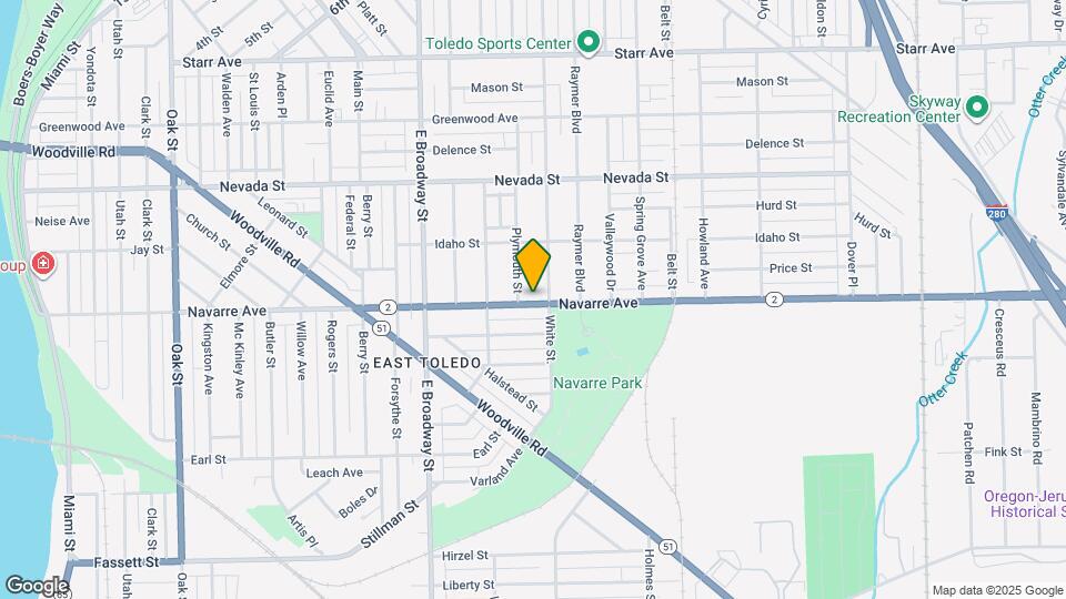 1313 Navarre Ave Map and Location Details