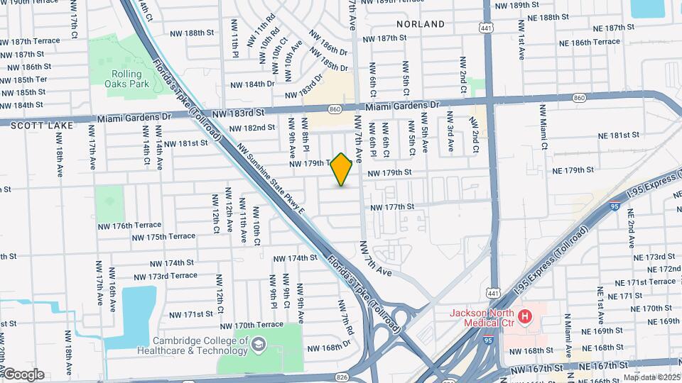 740 NW 178th Ter Map and Location Details
