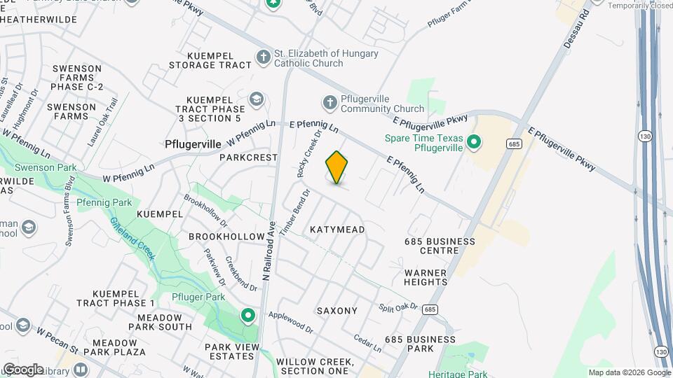 1317 Bear Peak Ln Map and Location Details