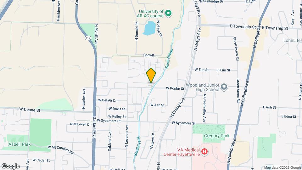 650 W Poplar St Map and Location Details