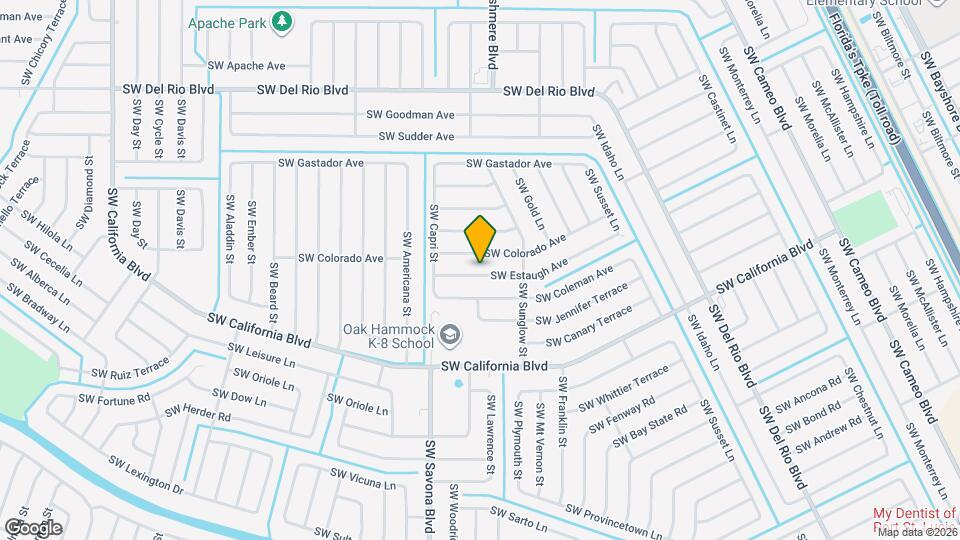 1137 SW Estaugh Ave Map and Location Details