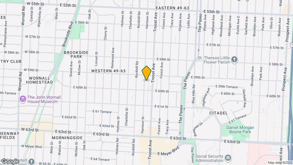 5921 Harrison St Mapa y Detalles de la Ubicación