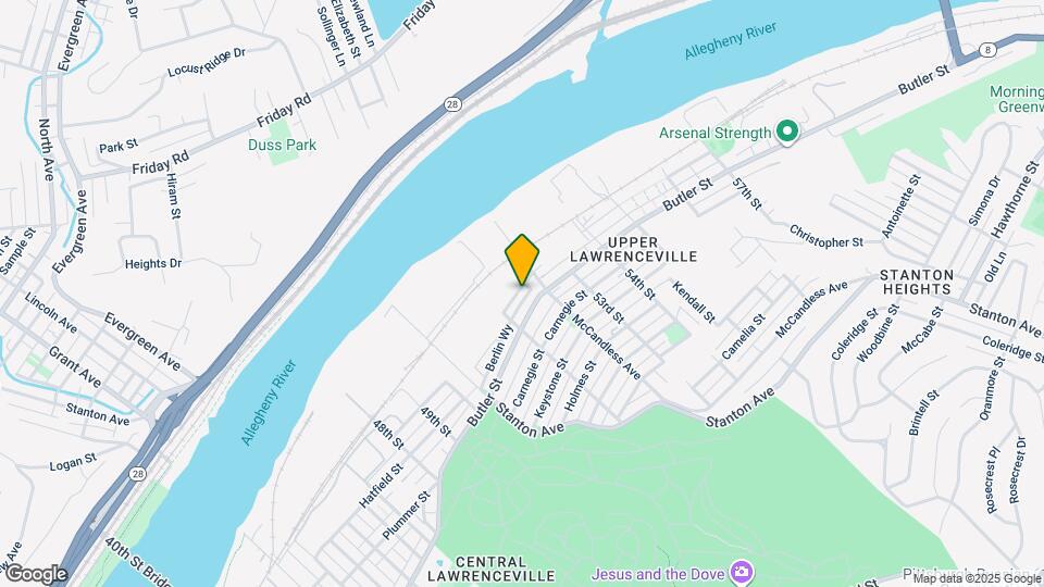 5240 Harrison St Map and Location Details