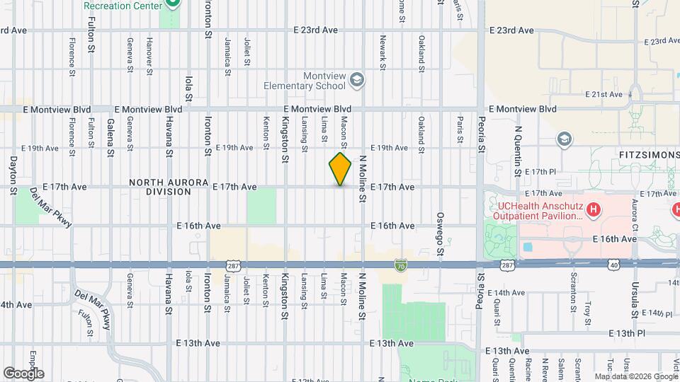 1689 Macon St Map and Location Details