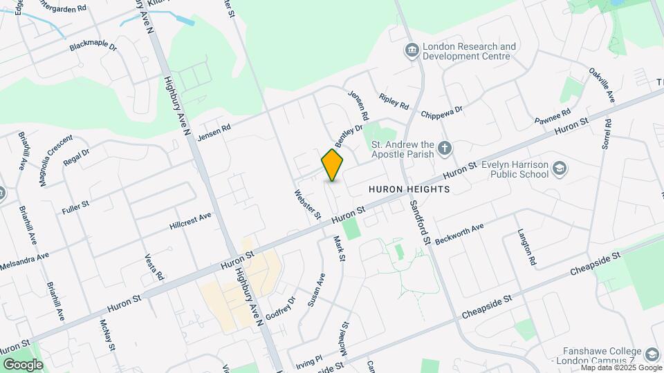 1426-1426 Huron St Map and Location Details