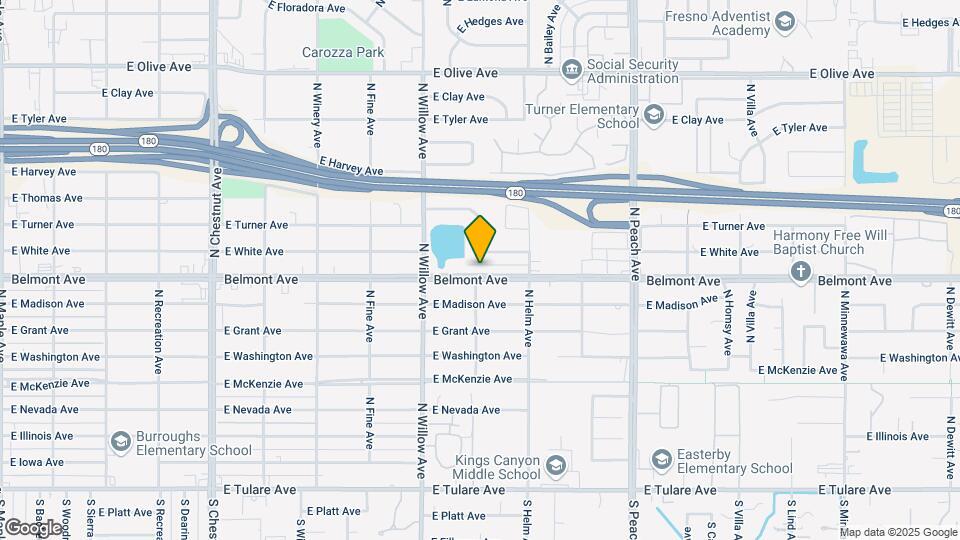 5055 E Belmont Ave Map and Location Details