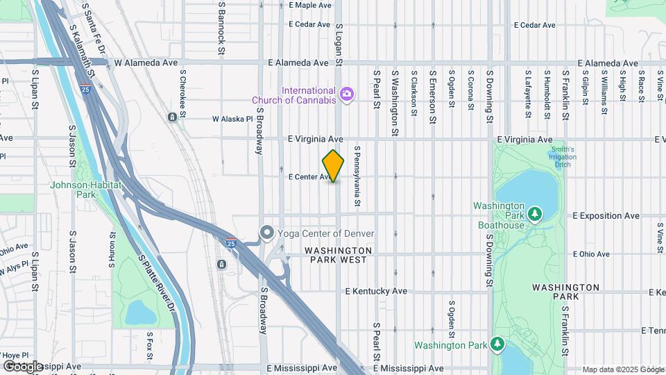 623 S Logan St Mapa y Detalles de la Ubicación