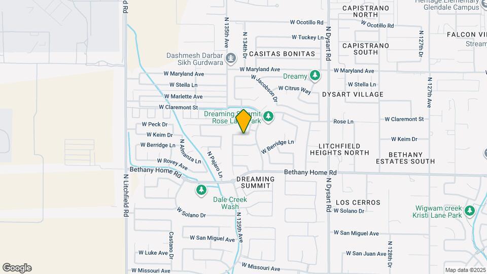 13425 W Keim Dr Map and Location Details