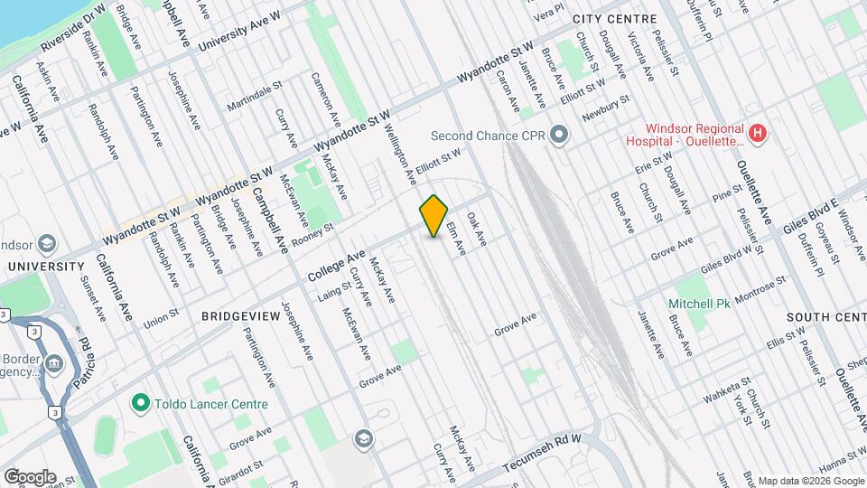 945 Wellington Ave, Unit 2 Map and Location Details