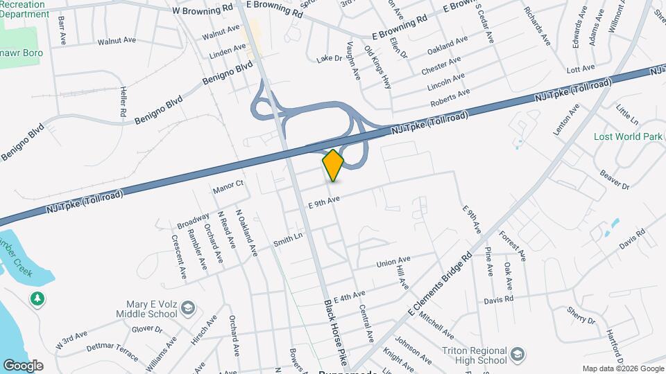 950 Central Ave Map and Location Details