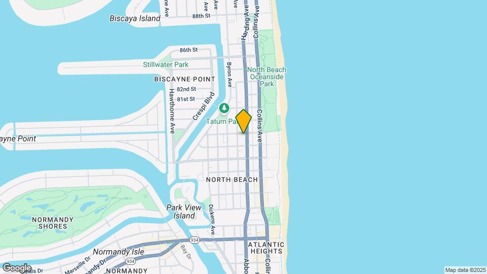 7840 Harding Ave-Unit -12 Map and Location Details