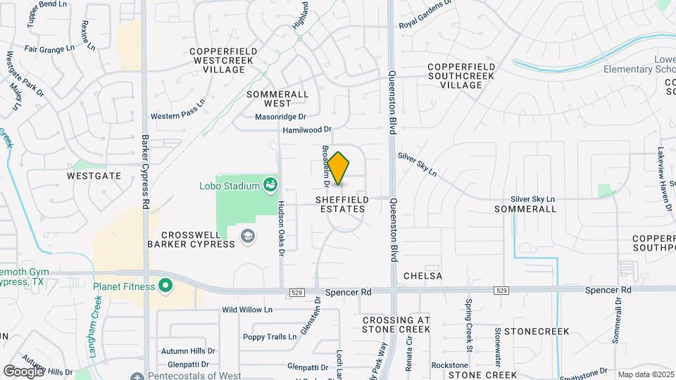 7311 April Creek Ln Map and Location Details