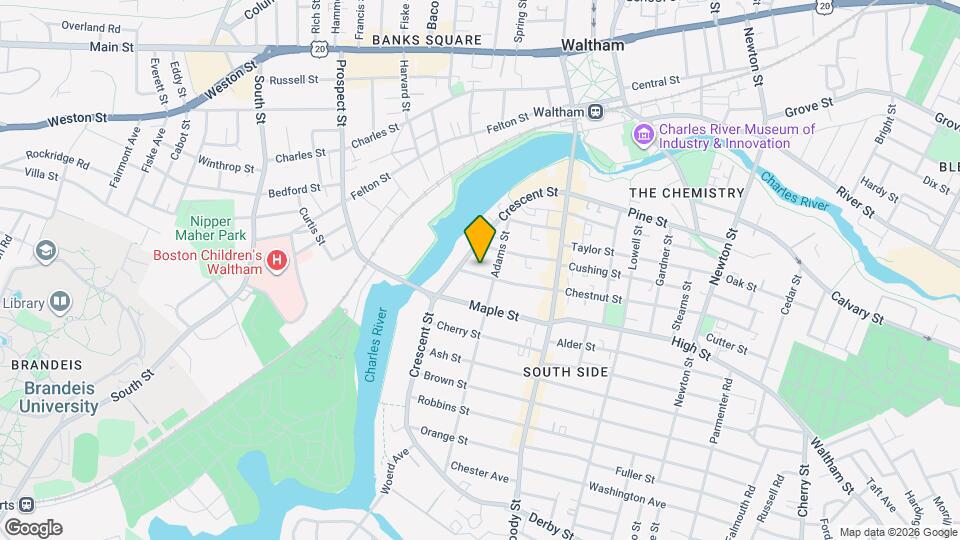 22 Chestnut St, Unit 2 Map and Location Details