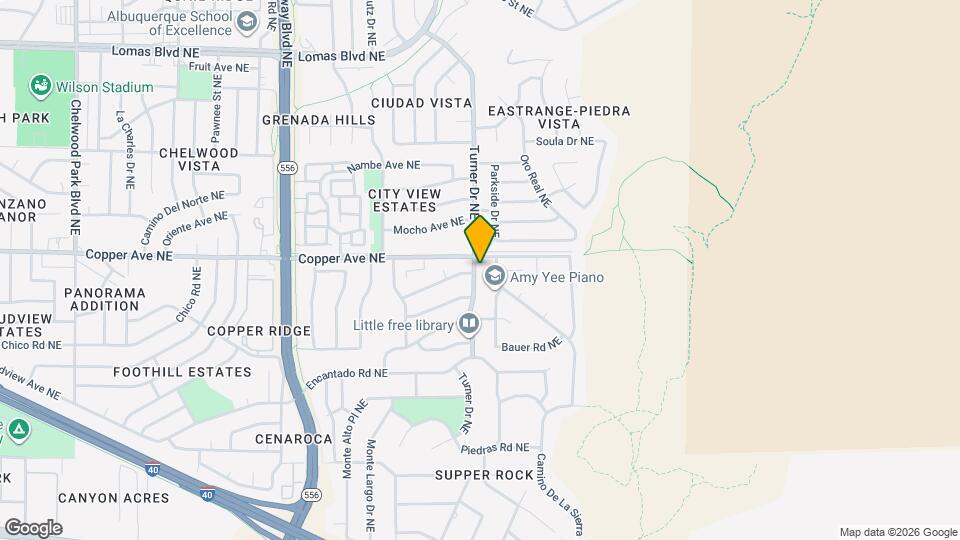 732 Turner Dr NE Map and Location Details