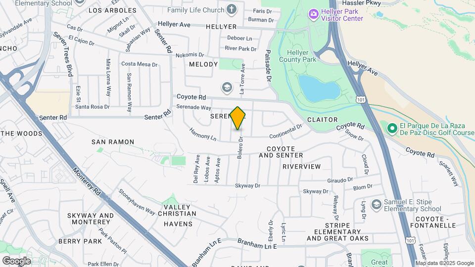 4587 Bolero Dr Mapa y Detalles de la Ubicación