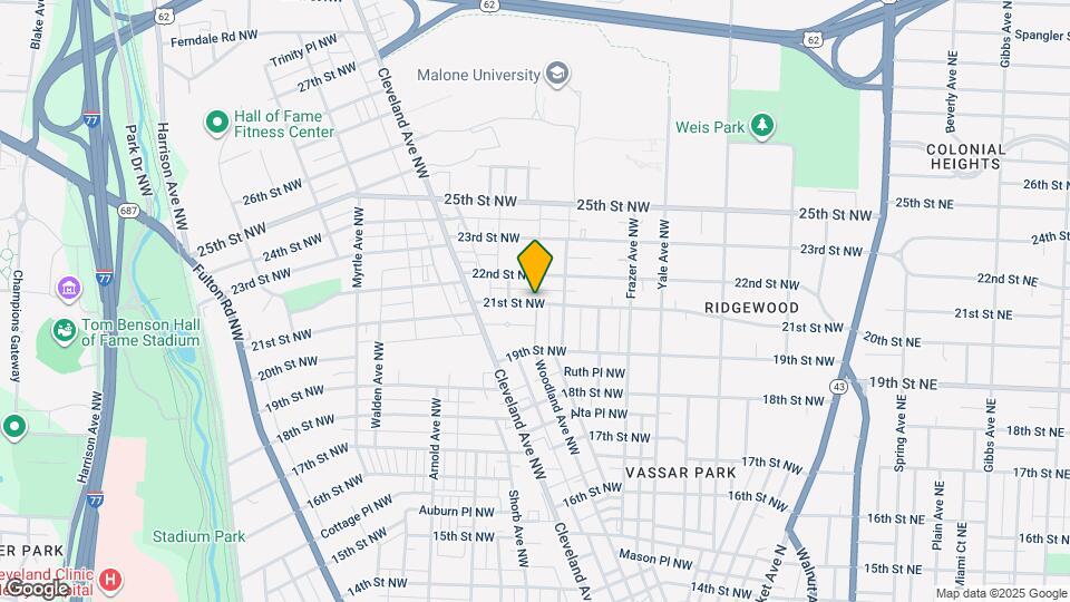 803 21st St NW Map and Location Details